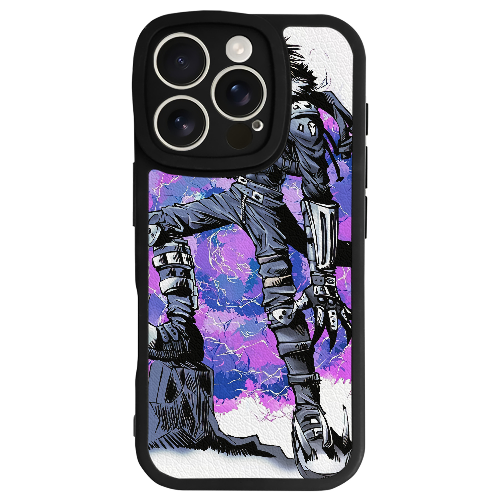 （画像用） Digimon デジタルモンスター/デジモン 【iPhone 16シリーズ対応】シリコンスマホケース（レザー調） 材質：シリコン